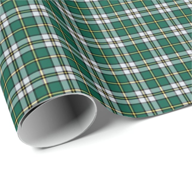 UddBretonNova Scotia Kanada Tartan Presentpapper (Rullad Hörn)