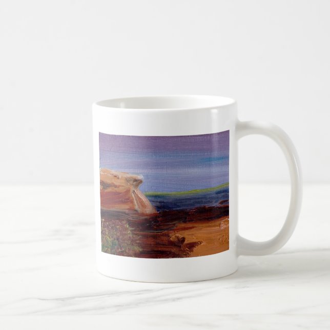 Udde vid Long Sands Tynemouth Beech Kaffemugg (Höger)