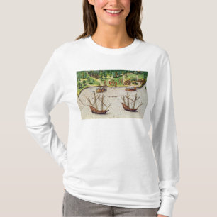 Udden av Florida och delfinfloden Tee Shirt