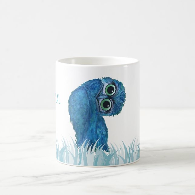 Uddkorall Florida som gräver ugglakonst Kaffemugg (Center)