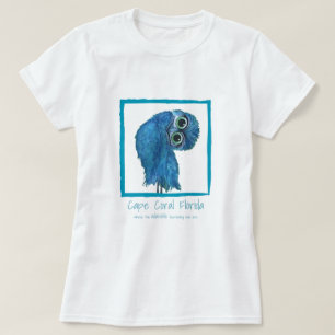 Uddkorall som gräver uggladräkt t shirt