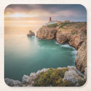 UddSt. Vincent Sagres, Algarve, Portugal Underlägg Papper Kvadrat