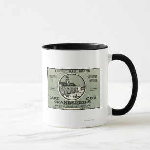 Uddtorsk Faneuil Hall brännmärker Mugg