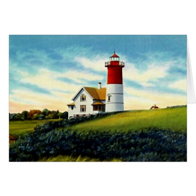 Uddtorsk Massachusetts Hälsningskort (Framsidan Horizontal)