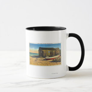 Uddtorsk, MassachusettsView av en hummerhydda Mugg