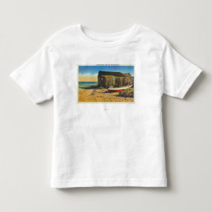 Uddtorsk, MassachusettsView av en hummerhydda Tee Shirt