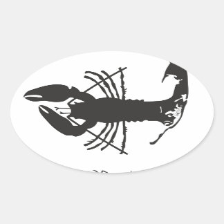 UDDTORSKHUMMER OVALT KLISTERMÄRKE