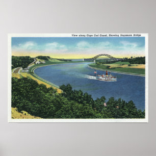 Uddtorskkanalen beskådar av Sagamore överbryggar Poster
