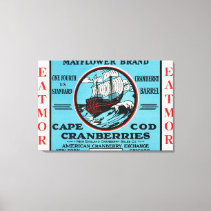 UddtorskMayflower Eatmor Cranberries brännmärker Canvastryck