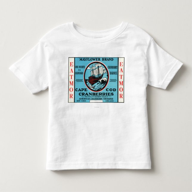 UddtorskMayflower Eatmor Cranberries brännmärker T-shirt (Framsida)