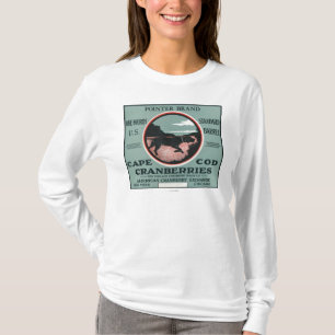 Uddtorskpekaren brännmärker Cranberryetiketten Tee Shirt