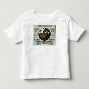 Uddtorskpheasanten brännmärker Cranberryetikette Tee Shirt