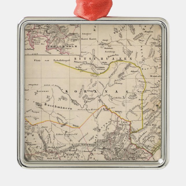 UddTown, Sydafrika Julgransprydnad Metall (Framsidan)