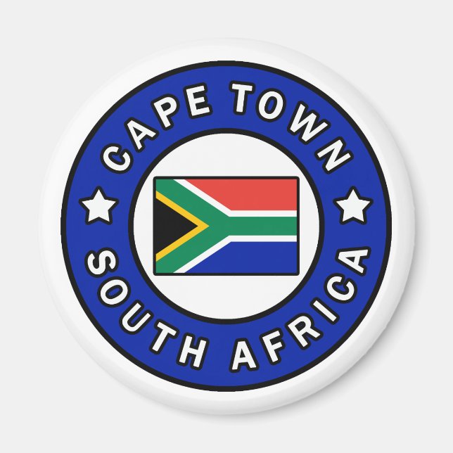 UddTown Sydafrika Magnet (Framsidan)