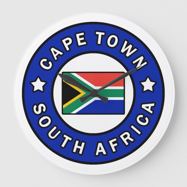 UddTown Sydafrika Stor Klocka (Framsida)
