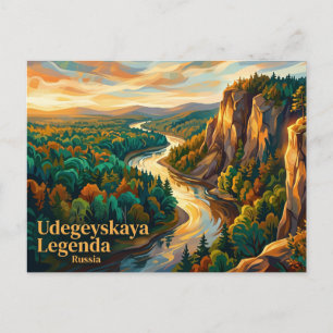 Udegeyskaya Legenda nationalpark Ryssland Vykort