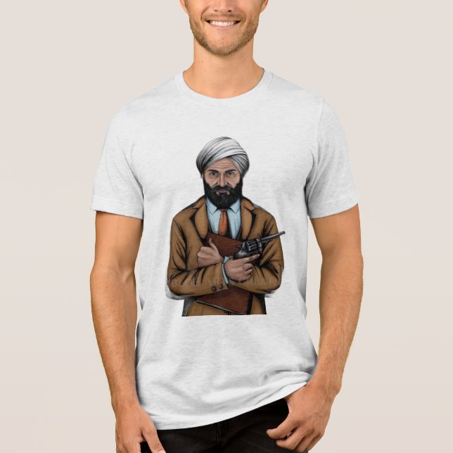 udham singh tshirt t shirt (Framsida)