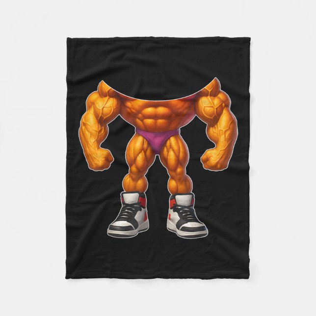 Udin Din Din Dun Funny Italy Brainrot Halloween Fleecefilt (Framsidan)