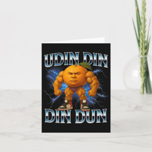 Udin Din Din Dun Funny Italy Brainrot Meme Bodyb Kort