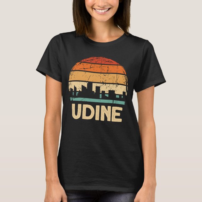 Udine Skyline T Shirt (Framsida)