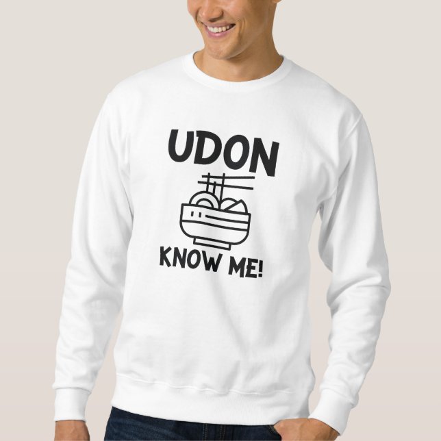 Udon Känner Mig Inte Lång Ärmad Tröja (Framsida)