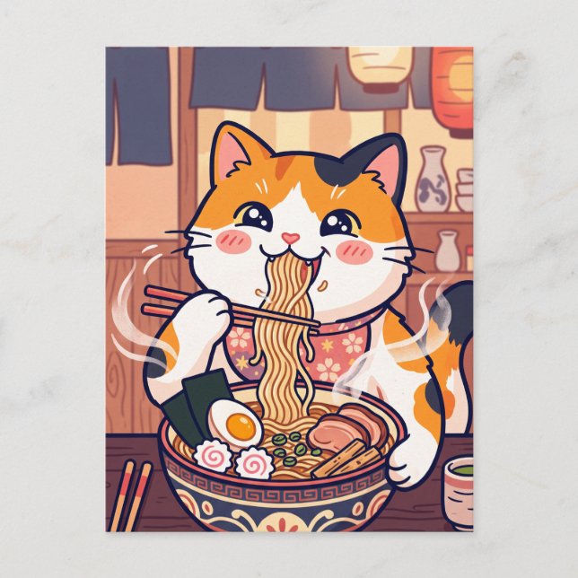 Udon Katt Postkort Vykort (Framsida)