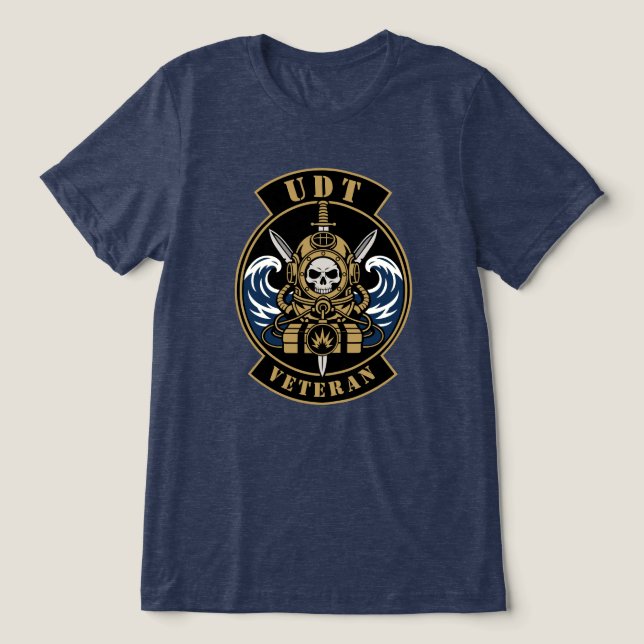 UDT-veteran T Shirt (Design Framsida)
