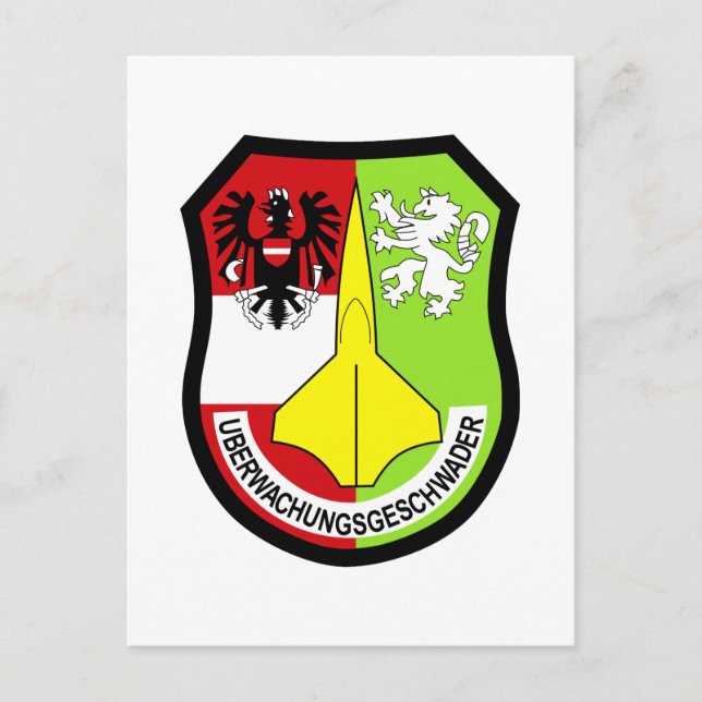 Ueberwachungsgeschwader Austria Luft Force - Pinex Vykort (Framsida)