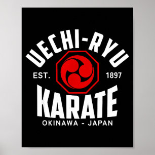 Uechi-ryu Karate Do kampsport Japan Okinawa Poster