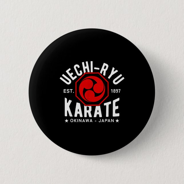Uechi Ryu Karate Do Martial Arts Japan Tokyo  Knapp (Framsida)