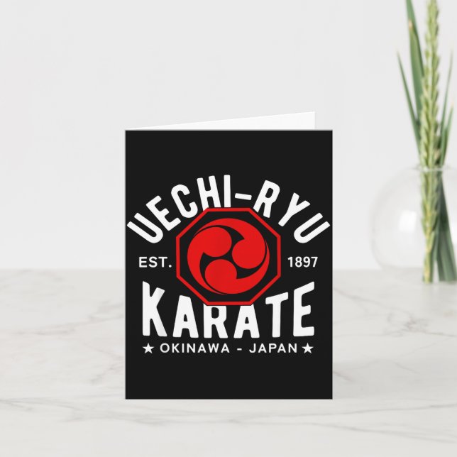 Uechi Ryu Karate Do Martial Arts Japan Tokyo  Kort (Framsida)