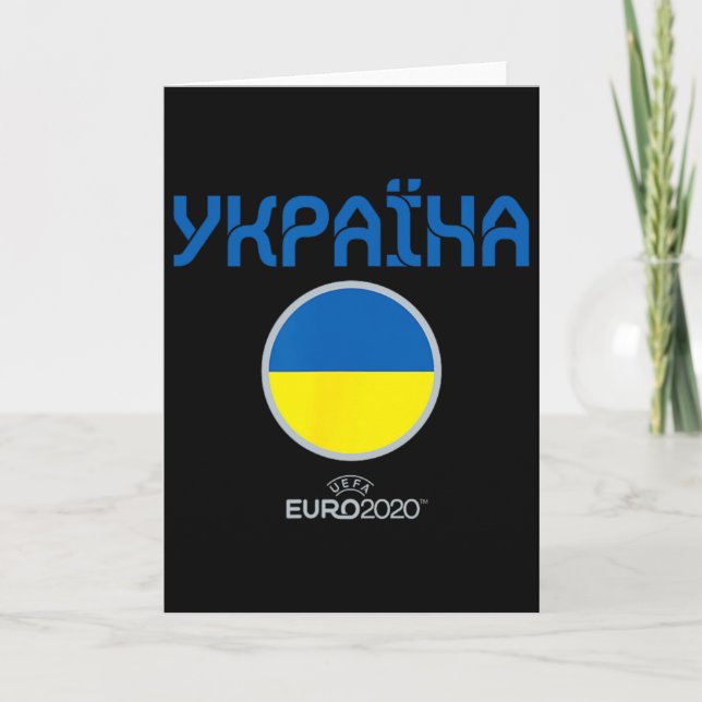 Uefa Euro 2020 ukrainas nation  Kort (Framsida)