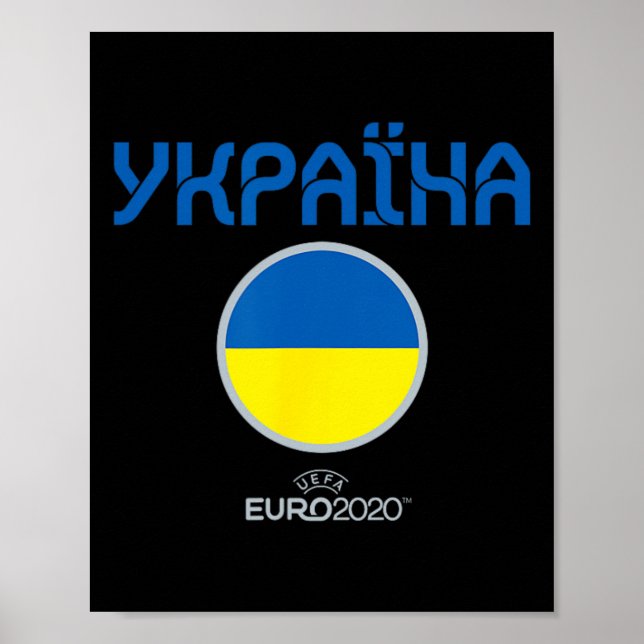 Uefa Euro Ukrainas nation Poster (Framsidan)