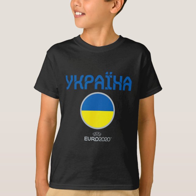 Uefa Euro ukrainas nation  T Shirt (Framsida)