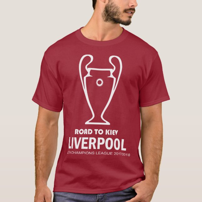 Uefa för Liverpool MerchandiseTshirt T Shirt (Framsida)