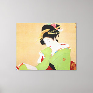 Uemura Shoen konst Canvastryck