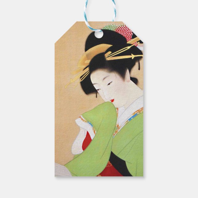 Uemura Shoen märkres Presentetikett (Baksidan)