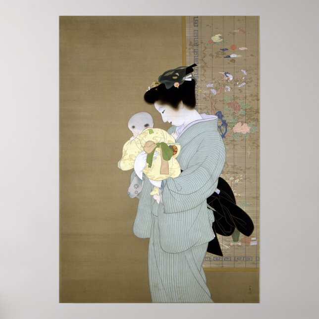Uemura Shōen Mor och Child Poster (Framsidan)