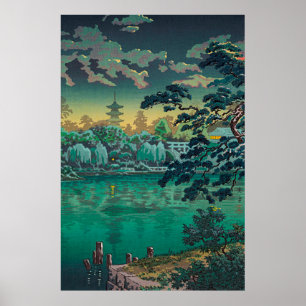 Ueno Shinobazu Pond av Tsuchiya Koitsu Poster