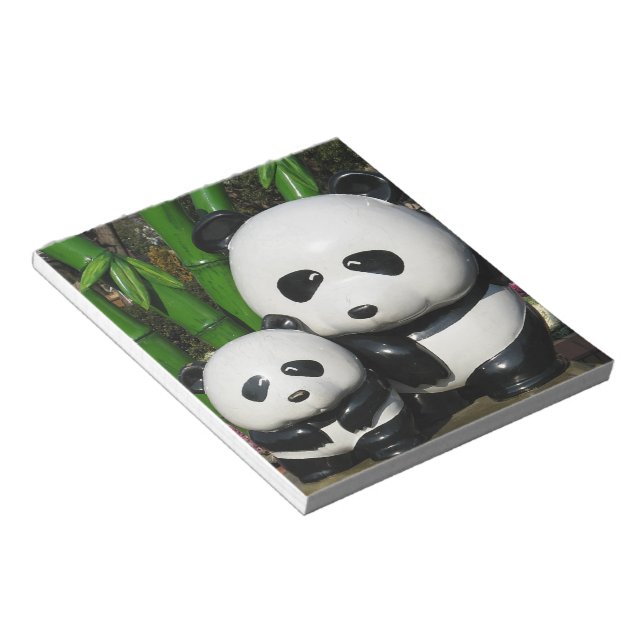 Ueno Zoo Panda Sign Anteckningsblock (Vinklad)