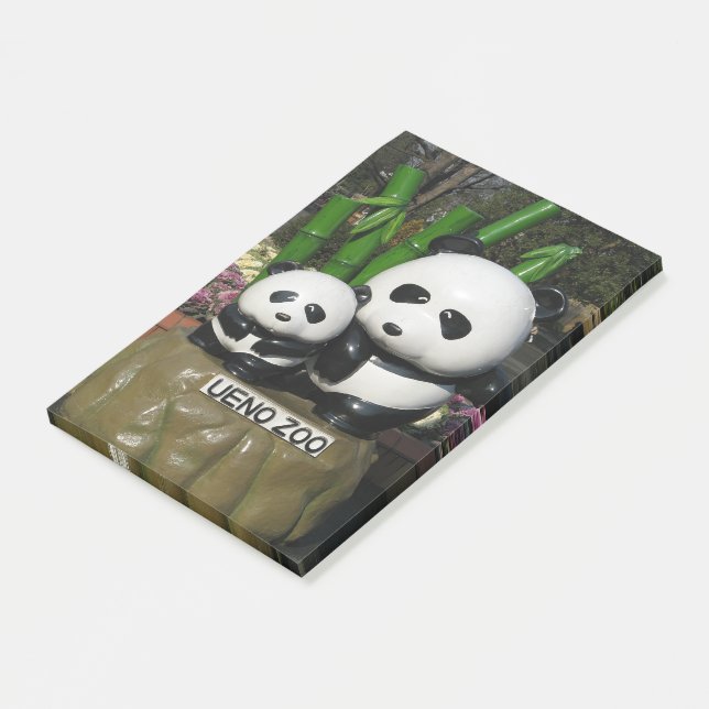Ueno Zoo Panda Sign Post-it Block (Vinklad)