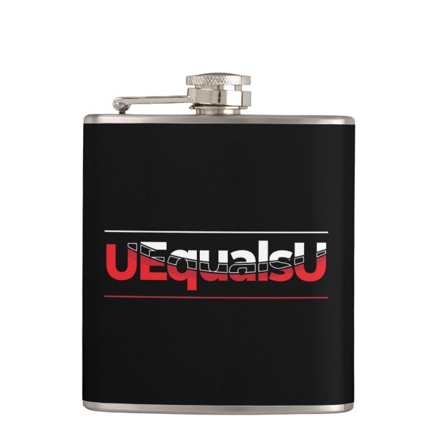 UEqualsU HIV Odetekterbar typografi Art Fickplunta (Framsidan)