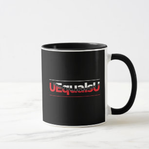 UEqualsU HIV Odetekterbar typografi Art Mugg
