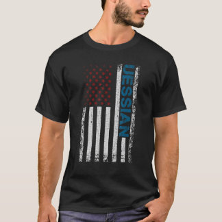 Uessian Movement US Flagga föreslår att ett T Shirt