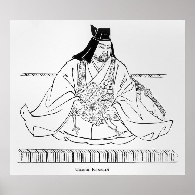 Uesugi Kenshin Poster (Framsidan)