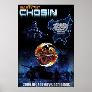 UF Chosin UprisING Wall Storlek Poster