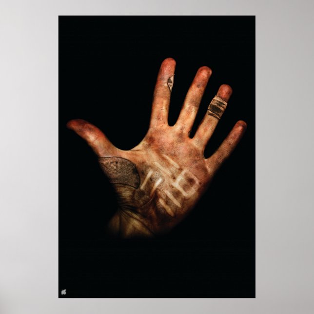UF Dirt Hand Large Poster (Framsidan)