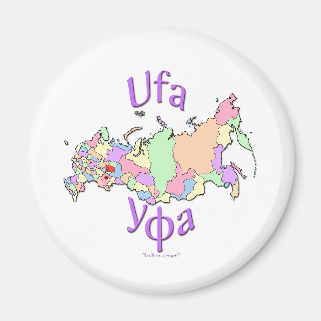 Ufa Ryssland Magnet (Framsidan)