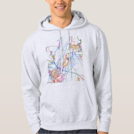 Ufa Ryssland Stadskarta Hoodie
