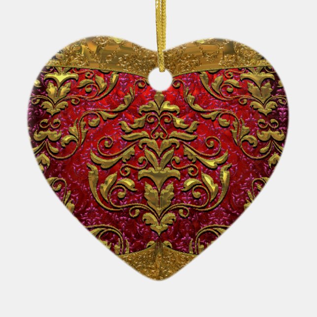 Ufaycicle barockdropp julgransprydnad keramik (Framsidan)